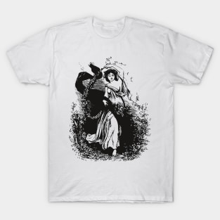 Flower girl - dreamy scene T-Shirt